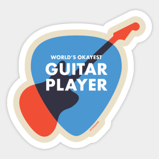 World's okayest guitar player - StrinZone Sticker